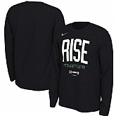 Boston Celtics Nike 2019 NBA Playoffs Bound Team Mantra Dri FIT Long Sleeve T-Shirt Black,baseball caps,new era cap wholesale,wholesale hats